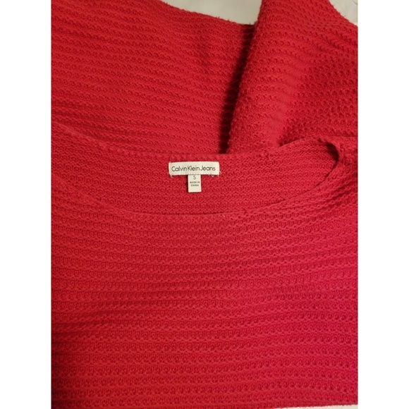 Calvin Klein Jeans Knit Tunic Sweater Size Small - Picture 4 of 5
